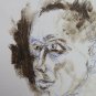 Old Sketch With Studio For Faces Human Portrait Man Woman Vintage P28.8