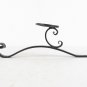 Two Coat Hangers Singles Wall Hanger Wall Vintage Wrought Iron CH16