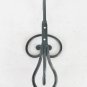 Two Coat Hangers Singles Wall Hanger Wall Vintage Wrought Iron CH16