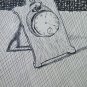 Antique Drawing China On paper Inside With Items On Table France 900 BM53.5b
