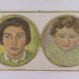 Old Painting Portrait Children Sons Round Opera Painter G.Pancaldi Modena P10