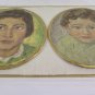 Old Painting Portrait Children Sons Round Opera Painter G.Pancaldi Modena P10