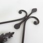 Old Wall Wrought Iron Forged by Hand Three Flames Light Wall CH39