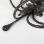 Old Wall Wrought Iron Forged by Hand Three Flames Light Wall CH39