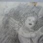 Angel Putto Angel Old Drawing Pencil On paper Collection Spanish MD10