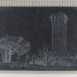14 Views Piedmont Old Paintings White Black On Board Views Torino X4
