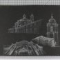 14 Views Piedmont Old Paintings White Black On Board Views Torino X4