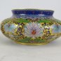 Art Chinese Vintage Cloisonné Bowl Golden Enamel Collection Chinese Asia CM1