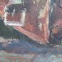 Antique Painting To oil On Board Inside With Tools Of Painter Year 1959 p10