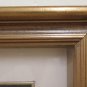 8 11/16x12 3/16in Small Frame Golden With Painting IN + Free Half' '900 Vintage