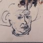 Studio For Portrait Painting Watercolour On paper Opera Artist G.Pancaldi P28.2