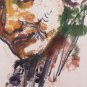 Studio For Portrait Painting Watercolour On paper Opera Artist G.Pancaldi P28.2