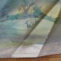 Old Painting oil On Linen landscape View Signed Tajada Vintage MD10