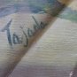 Old Painting oil On Linen landscape View Signed Tajada Vintage MD10