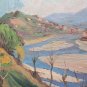Painting oil On Board landscape Countryside Emilia Romagna Signed Pancaldi p2