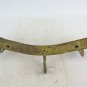 Coat Hangers Wall Wrought Iron Golden With 2 Coat Hooks Vintage CH2