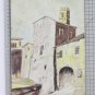 Small Painting View by Country Acqurello On Cardboard Painter Piedmont Bsn