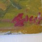 Painting oil Signed Icardi landscape Countryside Painting Vintage