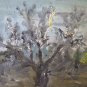 Painting oil Signed Icardi landscape Countryside Painting Vintage