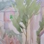 Old Painting Watercolour Sketch View from The Window Painter Pancaldi