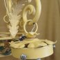 Chandelier Wrought Iron Craft Decoration Floral With Tulip Glass Ch