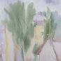 Painting Watercolour Sketch View from The Window Painter Pancaldi P28.2