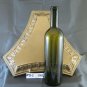 Base For Lamp Brass Triangular Triangle Vintage Artisan CH14