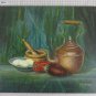Old Painting Nature Still Signed Reynaud Small Painting Piedmont Italy Bsn
