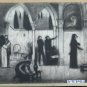 Large Drawing Antique Back Front Artist Pierre Duteurtre Said Dut BM53.1