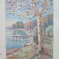 Painting landscape Countryside Riva lake Opera Of Pancaldi Painter of Modena P14