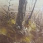 Painting Antique landscape Autumn Painting Pencil Coloured On paper Original G4