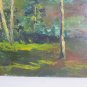 Panel Painted To oil Painting Vintage landscape Countryside France '900 X7