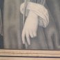 Engraving Antique Lithography On paper Portrait Lady France End 800 Start 900 X9
