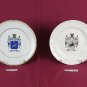 6 Dishes Porcelain Collectibles Weapon Cavalry Army Italian Ei VN11