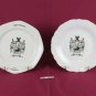 6 Dishes Porcelain Collectibles Weapon Cavalry Army Italian Ei VN11