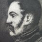Antique Drawing Back Front Double Portrait Pierre Duteurtre Dut BM53.1