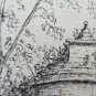Antique Drawing A China of Extraordinary Purity landscape Castle BM53.5E