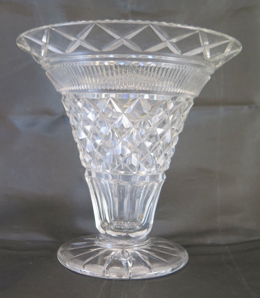 Jar For Blossom Of Crystal Vintage Beginning Twentieth Century Lea Decor R119