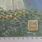 Small Painting Vintage Signed Reynaud View Lakesdie Boat Sailing Painting Bsn