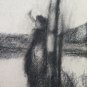 Drawing Antique landscape Countryside Painter French Pierre Duteurtre Dut BM53.1