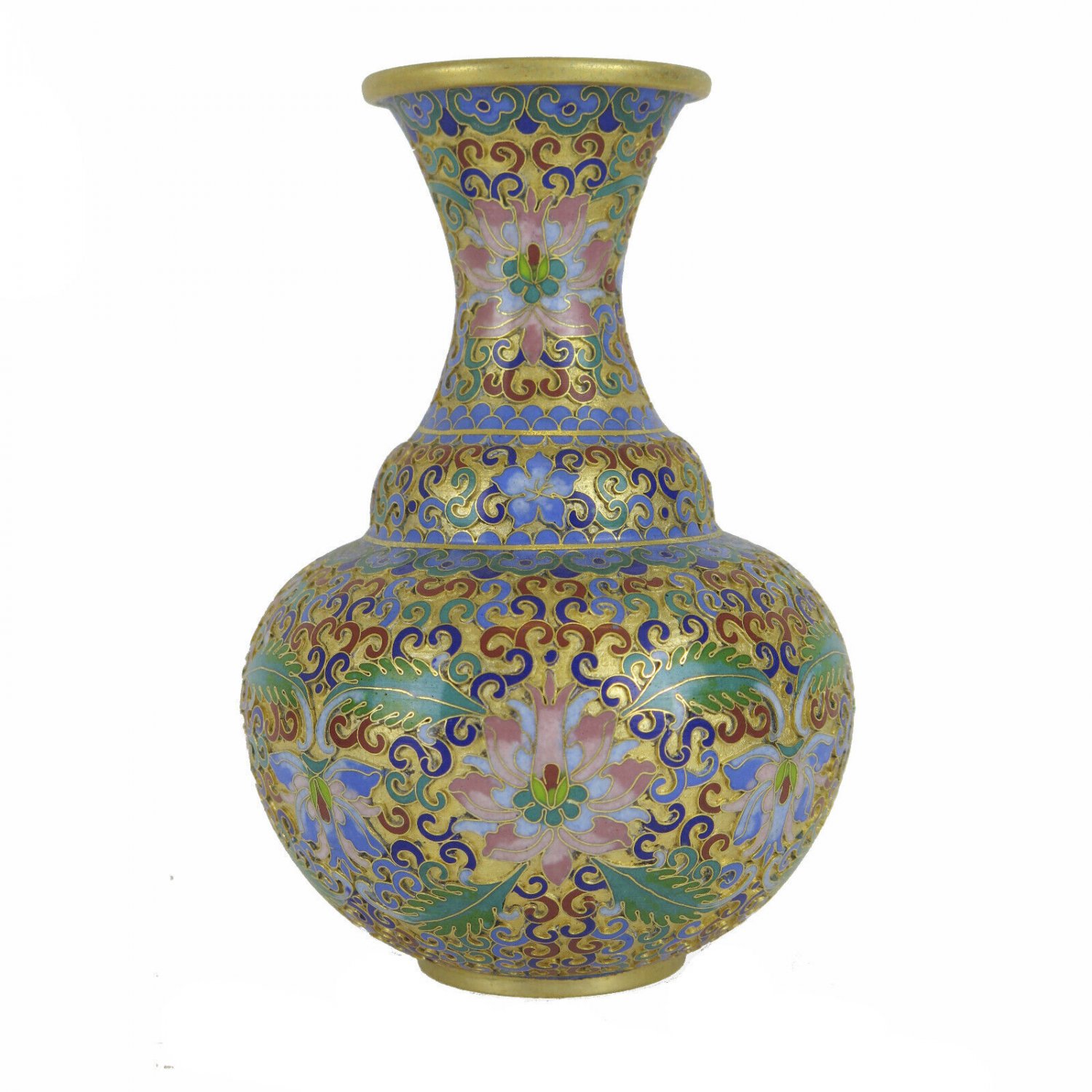 Jar Cloisonn&Atilde;&copy; Chinese Vintage Chinese Asia Jar Multi Rare Collectibles