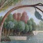 Old Painting Front Back Double landscape Nature Still Signed Reynaud Bsn Syntha
