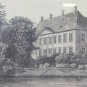 Engraving Antique North Europe Scandinavia Denmark View Palace Antique R139