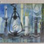 Old Painting Inside With Items On Table Painting Vintage Board Bsn