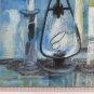 Old Painting Inside With Items On Table Painting Vintage Board Bsn