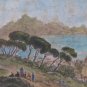 Engraving Antique View Of Naples For Capodimonte, Saint-Non, 1795 Etching VS13