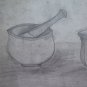 Old Drawing Sketch Studio Exercise Inside Items Spain Madrid MD10