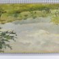 Old Painting Front Back Double landscape Nature Still Painting On Board Bsn