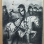 Napoleon on Horseback Large Drawing Antique Painter Pierre Duteurtre Dut BM53.1