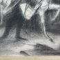 Napoleon on Horseback Large Drawing Antique Painter Pierre Duteurtre Dut BM53.1